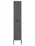 COMAD - Szafka MADERA GREY 800 wysoka 2D 35 cm - Dąb Artisan / Grafit  DSM-do samodzielnego montażu