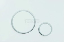 AQUAFORM - Przycisk uruchamiający OPTIMA WHITE/CHROM do sytemu podtynkowego WC koła biały połysk-chrom  AQ.501-30205