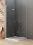 NEW TRENDY Kabina prysznicowa New Soleo, drzwi składane, pojedyncze 90x90x195 D-0149A/D-0088B LEWA