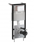 OMNIRES STRONGFRAME stelaż podtynkowy do miski toaletowej + MINIMAL przycisk spłukujący FLUSH SET biały połysk STFWC1M-RBP