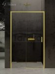 NEW TRENDY Drzwi prysznicowe wnękowe PRIME LIGHT GOLD 140x200 D-0428D-0429A