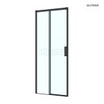 Oltens Breda drzwi prysznicowe 120 cm czarny mat/szkło przezroczyste 21212300