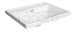 AQUAFORM - umywalka meblowa ceramiczna ALTEA 50 głębokość 40  biała z otworem  AQ.448-0411150