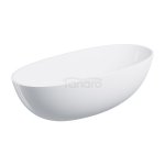 OMNIRES Wanna wolnostojąca SHELL M+ 175 x 78 cm biały połysk SHELL175WWBP