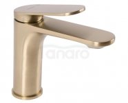 REA - Bateria Umywalkowa MARCO Brush Gold / Złota Szczotkowana Niska