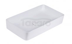 AQUAFORM - umywalka nablatowa UMBRIA prostokątna 61,5x34,5 cm, kolor biały AQ.448-0261161