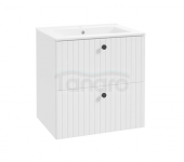 DEFTRANS Fuego D60 szafka podumywalkowa wisząca z 2 szufladami biały mat 001-D-06015