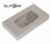 ELITA UMYWALKA DIMPLE 80 ŚCIENNA, MARMUR FUME MATT 168858/RE040800027020