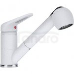 FRANKE Bateria kuchenna Prince II Wyciągana wylewka z funkcją prysznica biały polarny