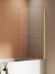 NEW TRENDY Parawan nawannowy New Soleo Gold Brushed, jednoelementowy 50x140 P-0178