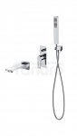 CERSANIT - Set B727 - zestaw wannowo-natryskowy podtynkowy MILLE chrom  S952-037