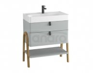 KROFAM - Szafka pod umywalkę MOSS 70 cm, jasno szary  MO 7070-46Z-S