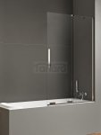 NEW TRENDY Parawan nawannowy Smart 130x150, dwuelementowy, wspornik skośny EXK-4099-WU