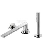 TRES Bateria wannowa MAX jednouchwytowa z montażem na krawędzi wanny-06216102