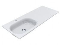 MIRAGGIO Umywalka LAKE 1250 L MATT 8815429