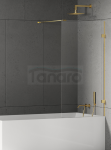 NEW TRENDY Parawan nawannowy Eventa Gold Shine, jednoelementowy, wspornik prostopadły 60x150 EXK-4893-WP