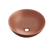 EXCELLENT Luqa umywalka nablatowa 40 cm okrągła, terracotta mat CEAC.6401.400.TEM