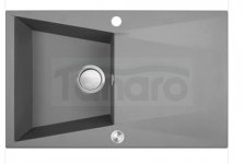 LAVEO - Zlewozmywak granitowy 1-komorowy GRENADA z ociekaczem SBG_511T