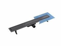 BESCO Odpływ liniowy Virgo Grafit Duo 70cm OL-70-VGR