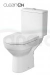 CERSANIT - WC Kompakt CITY z Deską antybakteryjną, duroplastową, wolnoopadającą z funkcją łatwego wypinania K35-035