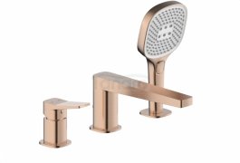 ARMATURA KRAKÓW KFA Bateria wannowa 3-otworowa MALAGA BRUSHED ROSE GOLD 4525-210-34 