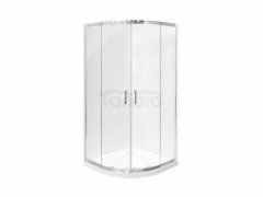 BESCO Kabina prysznicowa półokrągła Modern Chrom 80 x 190 MP-80-190-C 