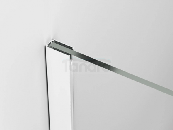 SanSwiss - Ścianka Walk-in szkło przeźroczyste 8mm Easy Loft 69 ATTIC STR4P Rozmiary 80-140 cm BIAŁY MAT