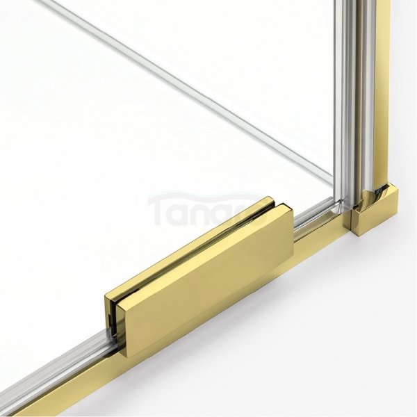 NEW TRENDY Kabina prysznicowa przesuwna SMART LIGHT GOLD 90x110x200 EXK-4270
