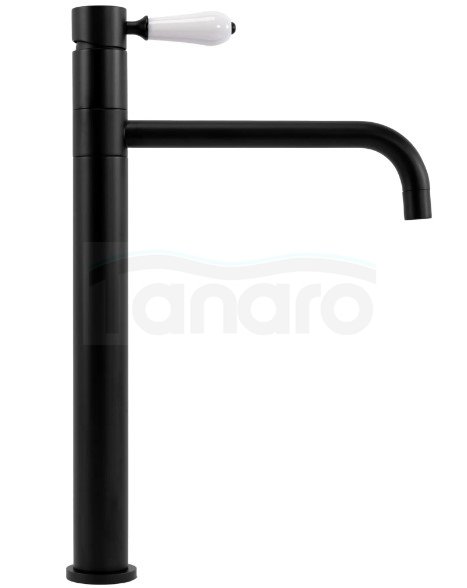 REA - Bateria umywalkowa obrotowa SERRA Czarna / Black Wysoka