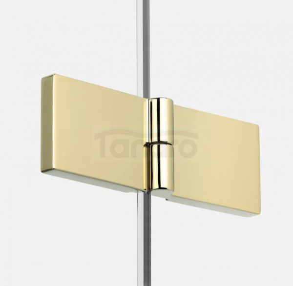 NEW TRENDY Drzwi wnękowe New Soleo Light Gold, pojedyncze, składane lewe 90x195 D-0464A