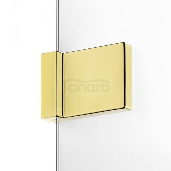 NEW TRENDY Kabina prysznicowa drzwi uchylne AVEXA GOLD SHINE Linia Platinium 90x120x200 EXK-1666/EXK-1667