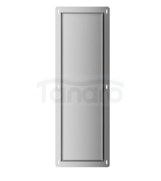 BALNEO Schowek na szczotkę WC Balneo Wall Box Brush L Tiles lewy do wbudowania w ścianę ze stali nierdzewnej pod płytkę