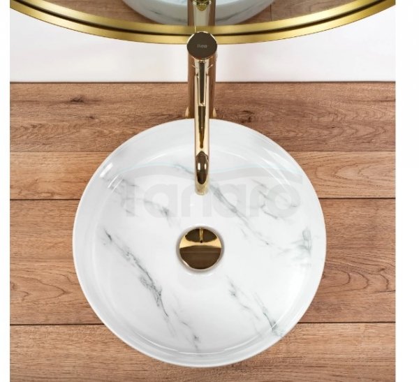 REA - Umywalka nablatowa  SAMI Nature Marble
