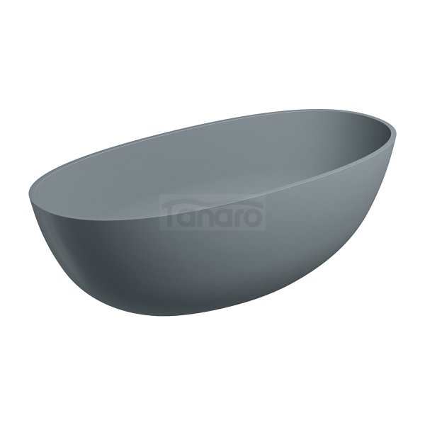 OMNIRES Wanna wolnostojąca 160 x 75 cm SHELL M+ ash grey SHELLWWAG