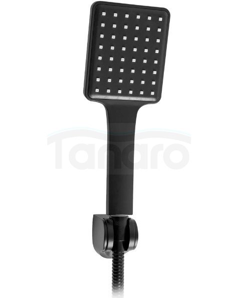 REA - Bateria prysznicowa ze słuchawką STORM Black / Czarna