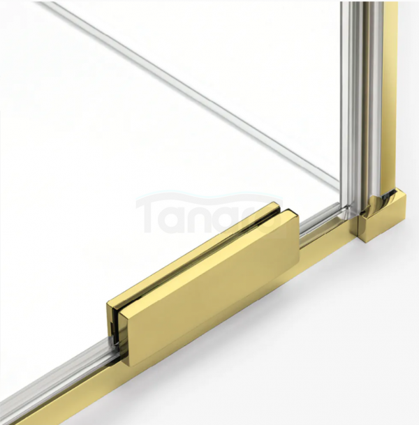 NEW TRENDY Drzwi wnękowe 110x200 Smart Light Gold, pojedyncze, reling EXK-6684