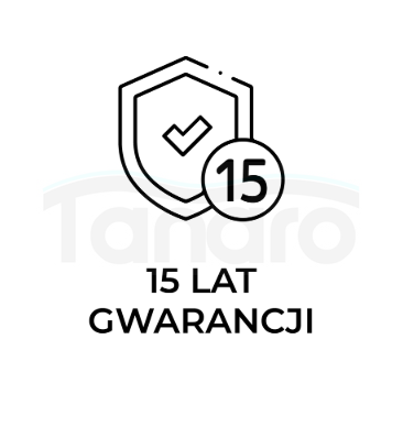 POLIMAT Wanna wolnostojąca z półką KIVI 165 cm x 75 cm / Granat 00398