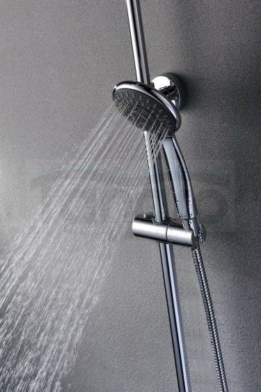 BlUE WATER Zestaw wannowo-prysznicowy natynkowy ROGO ROG-ZWPN.500C