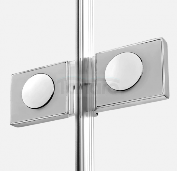 NEW TRENDY Kabina prysznicowa Avexa 100x110x200, pojedyncze drzwi szkło 6mm z powłoką ACTIVE SHIELD EXK-1487/EXK-1488