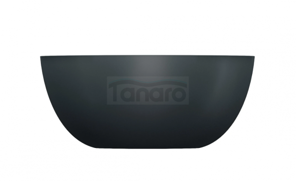 OMNIRES umywalka nablatowa, Ø35 cm SHELL M+ black lava mat SHELL350UNBLV