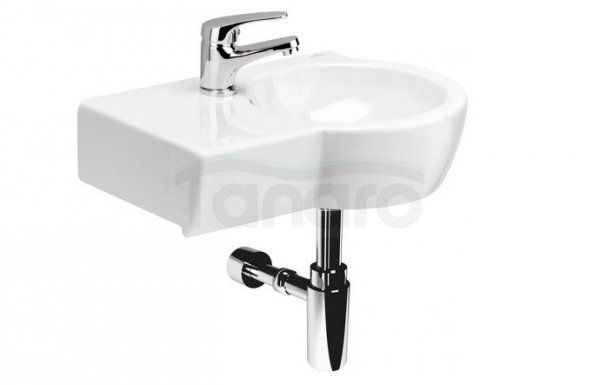 CERSANIT - Umywalka asymetryczna NANO 50 cm LEWA   K19-006