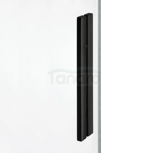 NEW TRENDY Drzwi wnękowe 140x200 Softi X Black, drzwi podwójne, przesuwne, typu &quot;soft close&quot; EXK-5370