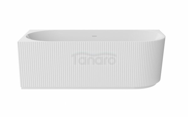 BESCO Wanna przyścienna wolnostojąca Denaya 150x75 Prawa + syfon chrom #WAS-150-DPC