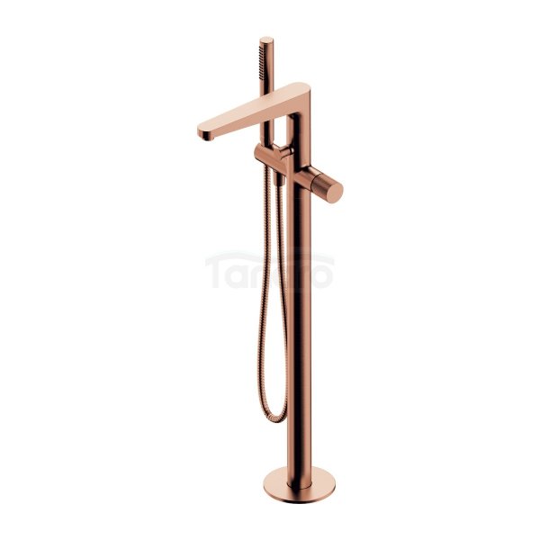 OMNIRES Bateria wannowa wolnostojąca CONTOUR miedź szczotkowana CT8033CPB