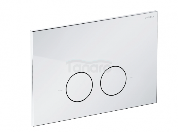 OMNIRES STRONGFRAME stelaż podtynkowy do miski toaletowej z ECO spłukiwaniem + MINIMAL przycisk spłukujący FLUSH SET chrom połysk STFWCECO1M-RCR
