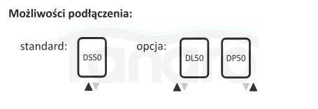 AQUAFORM - Grzejnik łazienkowy ASAMI pionowy 1800X332 494W / przył. dolne 50MM biały  GRŁ-G/A-1800X332-B