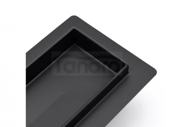 REA - Odpływ liniowy GREEK Black/Czarny 80