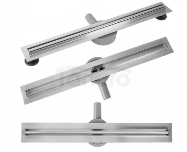 REA - Odpływ Liniowy NEOX SLIM PRO Stal Szczotkowana 80