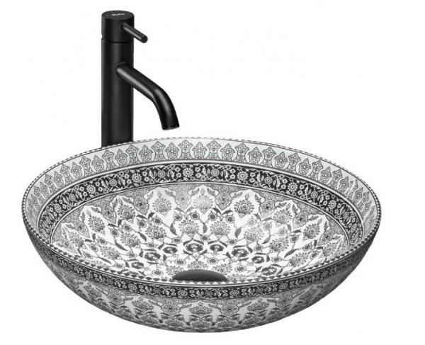 REA - Umywalka nablatowa ARTE DARK GREY