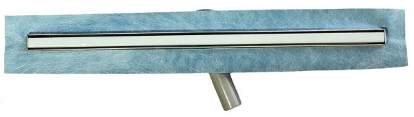 AQUALine - Odpływ liniowy podłogowy SLIM kwadrat chrom Obrotowy syfon ROZMIAR 100cm RSK01100